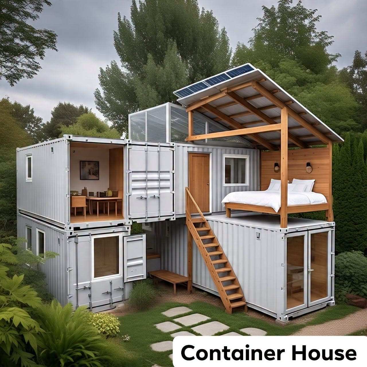 Contemporary Container Cabin